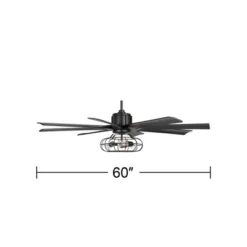 60" Possini Euro Design Modern Indoor Ceiling Fan With LED Light Remote Control Matte Black Cage For Living Room Kitchen House 12 60" Possini Euro Design Modern Indoor Ceiling Fan With LED Light Remote Control Matte Black Cage For Living Room Kitchen House -Possini Euro Design GUEST 87b1fda9 0817 412f 9376 674c19dd8e0c