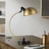 Possini Euro Design Modern Mid Century Desk Lamp 28 1/2" Tall Warm Gold Black With Dual USB Charging Ports For Bedroom Living Room Office Reading Home -Possini Euro Design GUEST 88d17e4a 6dfa 4c0b 89e1 83048d78e57b