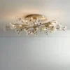 Possini Euro Design Ceiling Light Semi Flush Mount Fixture LED Brass 27 1/2" Wide 10-Light Crystal Berry For Living Room -Possini Euro Design GUEST 89676439 9e38 429f a8d6 be7098abb308