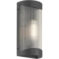 Possini Euro Design Possini Euro August 11" High Textured Black Outdoor Wall Light -Possini Euro Design GUEST 8a5a8b61 028d 4626 a2e2 9d41b46ef9ad