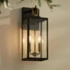 Possini Euro Design Possini Euro Trystin 18"H Black & Brass 2-Light Outdoor Wall Light 1 Possini Euro Design Possini Euro Trystin 18"H Black & Brass 2-Light Outdoor Wall Light -Possini Euro Design GUEST 8b0e2cb8 bb7b 43b2 9ad7 86b846e1eba4