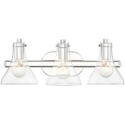 Possini Euro Design Sorren Industrial Modern Wall Light Polished Chrome Hardwire 20 1/2" 3-Light Fixture Clear Glass For Bedroom Bathroom Vanity Home 14 Possini Euro Design Sorren Industrial Modern Wall Light Polished Chrome Hardwire 20 1/2" 3-Light Fixture Clear Glass For Bedroom Bathroom Vanity Home -Possini Euro Design GUEST 8f13918b e6bc 4fdb 8ce0 525dbd6cfd90