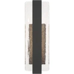 Possini Euro Design Possini Euro Cascadia 18"H Black Piastra Glass LED Outdoor Wall Light 13 Possini Euro Design Possini Euro Cascadia 18"H Black Piastra Glass LED Outdoor Wall Light -Possini Euro Design GUEST 8f515efd 7b17 4b02 8370 219630083024