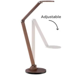 Possini Euro Design Magnum Modern Desk Lamp 36" Tall French Bronze Brown Metal LED Adjustable For Bedroom Living Room Bedside Nightstand Office House -Possini Euro Design GUEST 8f910f18 8c63 492c 82b3 f73cca3d94bc