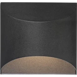 Possini Euro Design Ratner Modern Wall Light Sconce Textured Black Hardwire 6" Fixture LED For Bedroom Bathroom Vanity Reading Living Room Hallway -Possini Euro Design GUEST 8f9dd200 0f59 4038 9f70 b782b6accba7