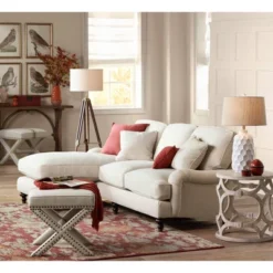 Possini Euro Design Surveyor Modern Tripod Floor Lamp 57 1/2" Tall Cherry Wood Adjustable Beige Linen Drum Shade For Living Room Bedroom Office House -Possini Euro Design GUEST 911bf48a 0438 4dcf 84ea 9693291a7365