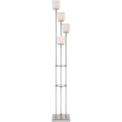 Possini Euro Design Athena Modern Floor Lamp 72" Tall Brushed Nickel 4 Light Tree Clear Outer Opal Inner Double Glass Shade For Living Room Bedroom 15 Possini Euro Design Athena Modern Floor Lamp 72" Tall Brushed Nickel 4 Light Tree Clear Outer Opal Inner Double Glass Shade For Living Room Bedroom -Possini Euro Design GUEST 9216fb98 adc6 4062 a2b3 d139c90db34a