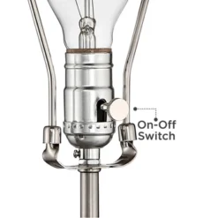 Possini Euro Design Modern Table Lamp With USB Outlet Reading Light LED 29.25" Tall Brushed Nickel Rectangular Off White Shade Bedroom Office 14 Possini Euro Design Modern Table Lamp With USB Outlet Reading Light LED 29.25" Tall Brushed Nickel Rectangular Off White Shade Bedroom Office -Possini Euro Design GUEST 921e95c2 54c0 4393 8af9 c5486eca0224