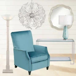 Possini Euro Design Jaime Modern Table Lamp 26" High Blue Gray Art Glass White Drum Shade For Bedroom Living Room Bedside Nightstand Office Kids House 18 Possini Euro Design Jaime Modern Table Lamp 26" High Blue Gray Art Glass White Drum Shade For Bedroom Living Room Bedside Nightstand Office Kids House -Possini Euro Design GUEST 92f24da3 2431 4639 8d19 b82f97a1d8e5