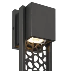 Possini Euro Design Possini Euro Miele 16" High Matte Black Wall Sconce -Possini Euro Design GUEST 966de7be 67c3 4a5d 9065 d67788b145b7