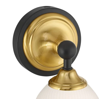 Possini Euro Design Possini Euro Zaragoza 9 1/2" High Gold And Black Wall Sconce 10 Possini Euro Design Possini Euro Zaragoza 9 1/2" High Gold And Black Wall Sconce - Image 8