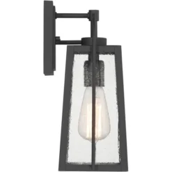 Possini Euro Design Woodley 13" High Modern Outdoor Wall Light Fixture Mount Porch House Set Of 2 Weatherproof Sand Black Aluminum Seeded Glass Shade 17 Possini Euro Design Woodley 13" High Modern Outdoor Wall Light Fixture Mount Porch House Set Of 2 Weatherproof Sand Black Aluminum Seeded Glass Shade -Possini Euro Design GUEST 99a86d01 bec3 4183 8a36 267b4ba66e20