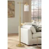 Possini Euro Design Kinsey Modern Downbridge Floor Lamp 67" Tall Warm Brass Metal Stone Pattern Glass Shade For Living Room Reading Bedroom Office 2 Possini Euro Design Kinsey Modern Downbridge Floor Lamp 67" Tall Warm Brass Metal Stone Pattern Glass Shade For Living Room Reading Bedroom Office -Possini Euro Design GUEST 9a0b3dcf 795c 4e67 b728 b655c3d4847e