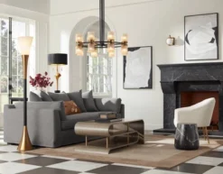 Possini Euro Design Modern Glam Style Torchiere Floor Lamp 72.5" Tall Black Antique Brass Metal White Glass Shade Living Room Reading Uplight -Possini Euro Design GUEST 9a9eae15 57c7 47c6 a817 3604a4a1baa9