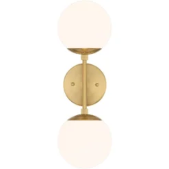Possini Euro Design Oso Modern Wall Light Sconce Soft Gold Hardwire 6" 2-Light Fixture Opal Glass Orb Shade For Bedroom Bathroom Living Room House 13 Possini Euro Design Oso Modern Wall Light Sconce Soft Gold Hardwire 6" 2-Light Fixture Opal Glass Orb Shade For Bedroom Bathroom Living Room House -Possini Euro Design GUEST 9db0308f 4a0a 46d0 a516 1f4eee9669ef