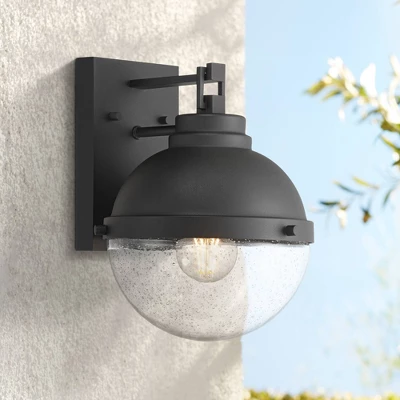 Possini Euro Design Possini Euro Sargasso 11" Sand Black Marine Grade Outdoor Wall Light 3 Possini Euro Design Possini Euro Sargasso 11" Sand Black Marine Grade Outdoor Wall Light