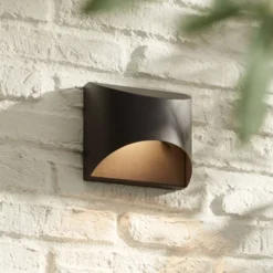 Possini Euro Design Ratner Modern Outdoor Wall Light Fixture Black Dark Sky LED Downlight 5 1/2" For Post Exterior Barn Deck House Porch Yard Patio 14 Possini Euro Design Ratner Modern Outdoor Wall Light Fixture Black Dark Sky LED Downlight 5 1/2" For Post Exterior Barn Deck House Porch Yard Patio -Possini Euro Design GUEST 9ea7f5f8 bdb8 4ee5 a19f 6c51873d18ed