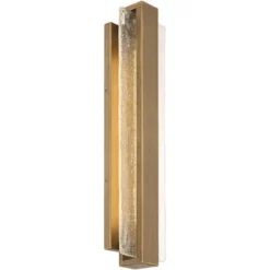 Possini Euro Design Possini Euro Cascadia 23 1/2" Wide Brass And Glass LED Bath Light -Possini Euro Design GUEST a02969e4 6176 4f60 9a2f 668194e0e35b