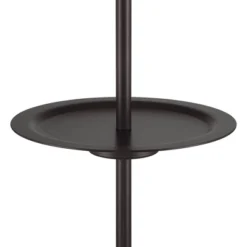 Possini Euro Design Valet Modern 66 1/2" Tall Standing Floor Lamp Tray Table USB Port Pull Chain Bronze Metal Living Room Charging Bedroom House -Possini Euro Design GUEST a2ea7131 915b 4890 983f eb14392ed439