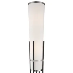 Possini Euro Design Flute Mid Century Modern 64" Tall Floor Lamp With Smart Socket Satin Black Nickel White Shade For Living Room House 17 Possini Euro Design Flute Mid Century Modern 64" Tall Floor Lamp With Smart Socket Satin Black Nickel White Shade For Living Room House -Possini Euro Design GUEST a5f3044f f073 424f 87f8 4673136169df