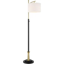 Possini Euro Design Modern Downbridge Floor Lamp 64" Tall Black Brass Metal Linen Drum Shade For Living Room Reading Bedroom Home 15 Possini Euro Design Modern Downbridge Floor Lamp 64" Tall Black Brass Metal Linen Drum Shade For Living Room Reading Bedroom Home -Possini Euro Design GUEST a6a355c1 e149 4289 a0b7 bf87f6c6d4ee