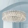 Possini Euro Design Alyssa Chrome Drum Chandelier 23 1/2" Wide Modern Crystal 12-Light LED Fixture For Dining Room Kitchen Island Entryway Bedroom -Possini Euro Design GUEST a839dc56 2f1f 4230 8d63 91be05a7f67c