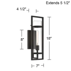 Possini Euro Design Possini Euro Castello 18"H Black Marine Outdoor Wall Light Set Of 2 13 Possini Euro Design Possini Euro Castello 18"H Black Marine Outdoor Wall Light Set Of 2 -Possini Euro Design GUEST aa28fecd eaf8 4f31 8cbd b153fe79dd55
