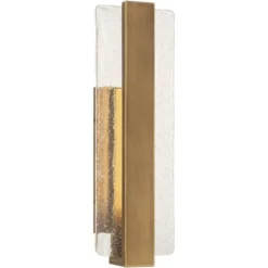 Possini Euro Design Possini Euro Cascadia 18"H Brass Piastra Glass LED Outdoor Wall Light -Possini Euro Design GUEST aa74b2c0 dffd 4bbf bace 23475a044714