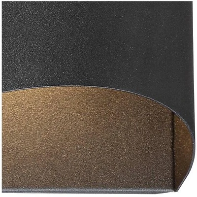 Possini Euro Design Ratner Modern Outdoor Wall Light Fixture Black Dark Sky LED Downlight 5 1/2" For Post Exterior Barn Deck House Porch Yard Patio 4 Possini Euro Design Ratner Modern Outdoor Wall Light Fixture Black Dark Sky LED Downlight 5 1/2" For Post Exterior Barn Deck House Porch Yard Patio - Image 2