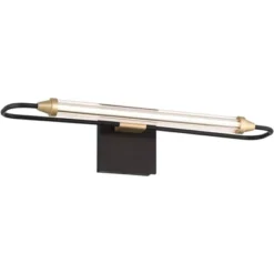 Possini Euro Design Nikola Industrial Wall Light Bar Matte Black Hardwire 23 1/2" LED Fixture Gold Accents For Bathroom Vanity 14 Possini Euro Design Nikola Industrial Wall Light Bar Matte Black Hardwire 23 1/2" LED Fixture Gold Accents For Bathroom Vanity -Possini Euro Design GUEST abc7b5db e30e 49f7 9bb6 5c12d4a48b10
