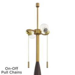 Possini Euro Design Carillo Modern 68" Tall Standing Floor Lamp Pull Chain Espresso Brown Gold Wood Living Room Bedroom House Reading Office -Possini Euro Design GUEST aec975d4 b16e 45fd b7b1 f7adf2f5ff25