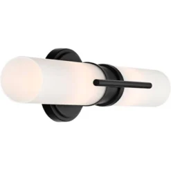 Possini Euro Design Abron Industrial Modern Wall Light Black Hardwire 24" Light Bar LED Fixture Frosted Glass For Bedroom Bathroom Vanity Living Room 16 Possini Euro Design Abron Industrial Modern Wall Light Black Hardwire 24" Light Bar LED Fixture Frosted Glass For Bedroom Bathroom Vanity Living Room -Possini Euro Design GUEST b2bfe4f3 053d 4f84 a241 50957c0bae62