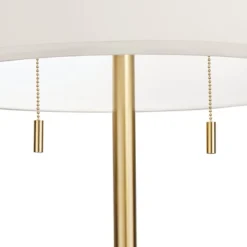 Possini Euro Design Luxe Italian Style Floor Lamp 64" Tall Gold Metal White Linen Drum Shade For Living Room Reading House Bedroom Office 11 Possini Euro Design Luxe Italian Style Floor Lamp 64" Tall Gold Metal White Linen Drum Shade For Living Room Reading House Bedroom Office -Possini Euro Design GUEST b33ee204 b63b 4c7d 8e8b 98da822c9aab