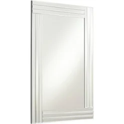 Possini Euro Design Sofija Rectangular Vanity Wall Mirror Modern Mirrored Glass Layered Frame 23 1/2" Wide For Bathroom Bedroom Living Room Entryway -Possini Euro Design GUEST b4b90fa9 969a 4f26 907e 9a7746521a92