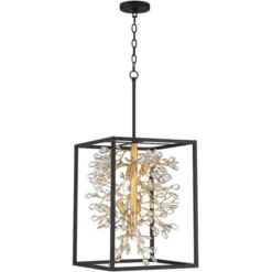 Possini Euro Design Carrine Black Gold Pendant Chandelier 15 1/4" Wide Modern Clear Crystal 4-Light Fixture For Dining Room House Foyer Kitchen Island 14 Possini Euro Design Carrine Black Gold Pendant Chandelier 15 1/4" Wide Modern Clear Crystal 4-Light Fixture For Dining Room House Foyer Kitchen Island -Possini Euro Design GUEST b735d13c 1eec 4f19 9423 8a87f77cc1fd