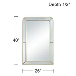 Possini Euro Design Rectangular Vanity Wall Mirror Modern Glam Beveled Edge Shiny Silver Leaf Frame 26" Wide For Bathroom Bedroom Living Family Room 13 Possini Euro Design Rectangular Vanity Wall Mirror Modern Glam Beveled Edge Shiny Silver Leaf Frame 26" Wide For Bathroom Bedroom Living Family Room -Possini Euro Design GUEST b7a30244 f97c 47f5 a702 84af2af0ae74
