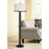 Possini Euro Design Madrid Modern Industrial Floor Lamp 64" Tall Matte Black Metal White Linen Hardback Drum Shade For Living Room Bedroom Office Home 1 Possini Euro Design Madrid Modern Industrial Floor Lamp 64" Tall Matte Black Metal White Linen Hardback Drum Shade For Living Room Bedroom Office Home -Possini Euro Design GUEST b9864772 7490 4b49 910d 7b8d888a17cd