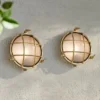 Possini Euro Design Possini Euro Anjali 10"H Brass Bulkhead Outdoor Wall Light Set Of 2 -Possini Euro Design GUEST bb48072c 8792 4e13 8691 457bb62d2fe8