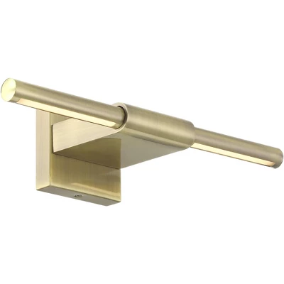 Possini Euro Design Anthony 17" High Modern Picture Wall Lamp Light Fixture Mount Living Room Indoor Hallway LED Hardwired Gold Antique Brass 7 Possini Euro Design Anthony 17" High Modern Picture Wall Lamp Light Fixture Mount Living Room Indoor Hallway LED Hardwired Gold Antique Brass - Image 5