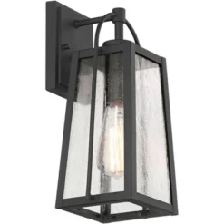 Possini Euro Design Woodley 13" High Modern Outdoor Wall Light Fixture Mount Porch House Set Of 2 Weatherproof Sand Black Aluminum Seeded Glass Shade 16 Possini Euro Design Woodley 13" High Modern Outdoor Wall Light Fixture Mount Porch House Set Of 2 Weatherproof Sand Black Aluminum Seeded Glass Shade -Possini Euro Design GUEST bc9aa752 9373 4797 add7 3af1d74af312