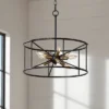 Possini Euro Design La Vista Black Chandelier 20 1/4" Wide Modern Sputnik 9-Light Fixture For Dining Room House Foyer Kitchen Island Entryway Bedroom -Possini Euro Design GUEST bf6c0606 8bce 451b b0e2 687b010656a6