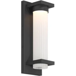 Possini Euro Design Possini Euro Kathleen 14" High Sand Black LED Wall Sconce Set Of 2 -Possini Euro Design GUEST bf94295a f545 45ce bc56 a0ae0d6e7535