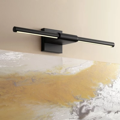 Possini Euro Design Possini Euro Anthony 24" Wide Black ED Picture Light 3 Possini Euro Design Possini Euro Anthony 24" Wide Black ED Picture Light