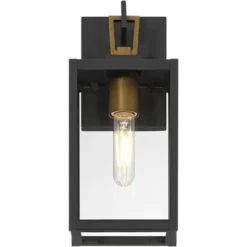 Possini Euro Design Possini Euro Trystin 13" High Black And Brass Outdoor Wall Light 13 Possini Euro Design Possini Euro Trystin 13" High Black And Brass Outdoor Wall Light -Possini Euro Design GUEST c1827913 6f98 4389 a5e8 cacc4ec7e7b9
