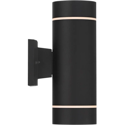 Possini Euro Design Wynnsboro 12" High Modern Outdoor Wall Light Fixture Mount Porch House Exterior Up/Down Set Of 2 Weatherproof Black Aluminum 8 Possini Euro Design Wynnsboro 12" High Modern Outdoor Wall Light Fixture Mount Porch House Exterior Up/Down Set Of 2 Weatherproof Black Aluminum - Image 6