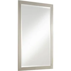 Possini Euro Design Metzeo Rectangular Vanity Wall Mirror Modern Beveled Glass Brushed Nickel Metal Frame 33" Wide For Bathroom Bedroom Home Entryway 13 Possini Euro Design Metzeo Rectangular Vanity Wall Mirror Modern Beveled Glass Brushed Nickel Metal Frame 33" Wide For Bathroom Bedroom Home Entryway -Possini Euro Design GUEST c67f7243 2a12 4b71 8768 ba841e52ee1b