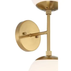 Possini Euro Design Oso Modern Wall Light Sconce Soft Gold Hardwire 6" 2-Light Fixture Opal Glass Orb Shade For Bedroom Bathroom Living Room House 17 Possini Euro Design Oso Modern Wall Light Sconce Soft Gold Hardwire 6" 2-Light Fixture Opal Glass Orb Shade For Bedroom Bathroom Living Room House -Possini Euro Design GUEST c74ef856 d8e2 47d7 b5f3 55cec6406572