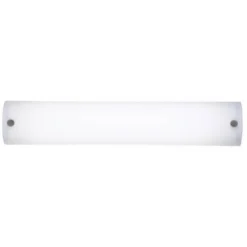 Possini Euro Design Possini Euro 24 1/2" Wide Frosted White Acrylic Two-Light Bath Light