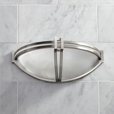 Possini Euro Design Solara Modern Wall Light Sconce Brushed Nickel 13 3/4" Fixture Marbleized Glass For Bedroom Bathroom Vanity Reading Living Room 9 Possini Euro Design Solara Modern Wall Light Sconce Brushed Nickel 13 3/4" Fixture Marbleized Glass For Bedroom Bathroom Vanity Reading Living Room - Image 7