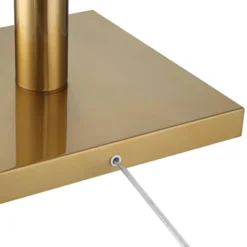 Possini Euro Design Bolivar Mid Century Modern 72" Tall Standing Floor Lamp Light Large Oversized 2-Light Pull Chain Metal Warm Gold Finish Bedroom -Possini Euro Design GUEST cb1aab75 164f 499a 8cc6 32e48ad30816